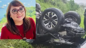 Lakalantas di Tol Manado Bitung, Peggy Mekel, Istri Ketua PSI Sulut Lolos dari Maut