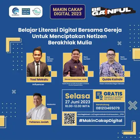 Kemenkominfo Sulut Gelar Talk Show Literasi Digital Bersama Pemuda Remaja GPdI
