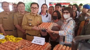 Pemkab Minut Gelar Gerakan Pangan Murah, Ikut Pecahkan Rekor MURI