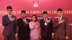 Dipimpin Hendra Lumanauw, Ini Pembagian Tugas Kerja 5 Komisioner KPU Minut Periode 2023-2028