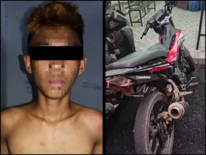 Terjadi di Manado, Baru 2 Hari Bebas dari Penjara Residivis Kasus Curanmor Ditangkap Polisi Akibat Kembali Berulah