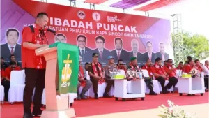 Wakil Wali Kota Manado dr Richard Sualang Hadiri Ibadah Puncak Hapsa PKB Sinode GMIM