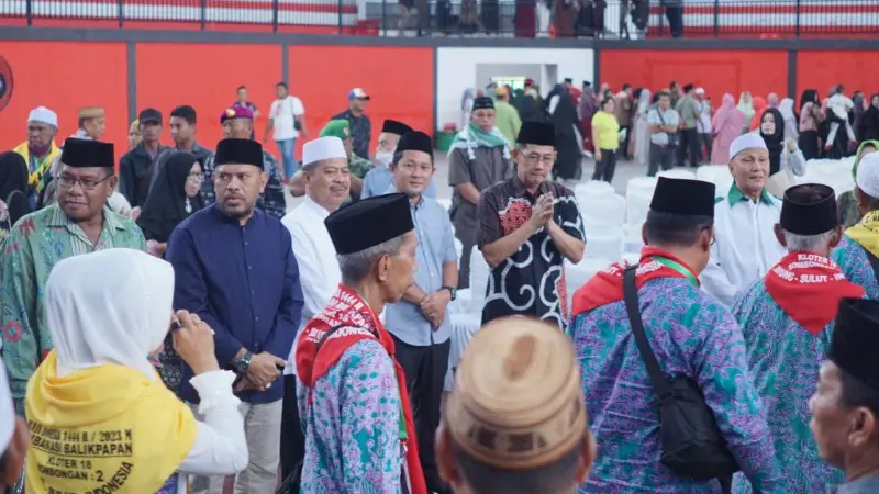 122 Calon Jamaah Haji Bitung Dilepas, Hengky Honandar: Selamat Menjalankan Ibadah