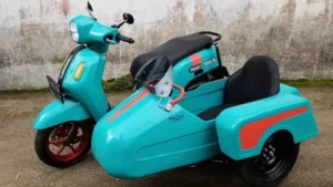 Keren, Pria Asal Manado Ini Rubah Yamaha Fazzio Hybrid Jadi Sespan