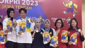 Wakili Sulut, Anita Lomban Naik Podium di Pornas XVI Korpri 2023 Jateng
