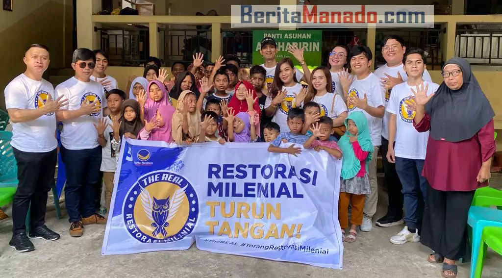 Restorasi Milenial Partai NasDem Sulut Galakkan Kegiatan Bakti Sosial