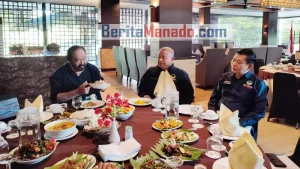 Makan Bareng Surya Paloh, Victor Mailangkay Berikan Semangat Baru Bagi Partai NasDem Sulut