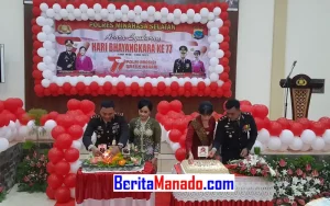 Polres Minsel Gelar Acara Syukur Hari Bhayangkara ke-77
