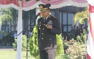Kapolres Minsel Pimpin Upacara Hari Bhayangkara ke-77