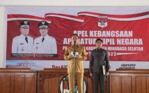 Pimpin Apel Kebangsaan, Franky Wongkar Ajak ASN Tingkatkan Disiplin