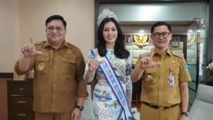 Putri Otonomi Indonesia 2023 Kunjungi Pemkab Minut, Terpanggil untuk Promosikan Likupang