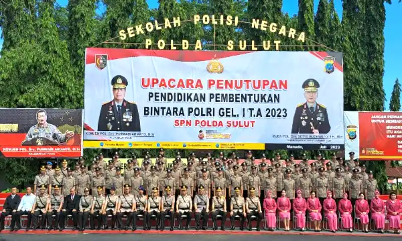 152 Siswa SPN Polda Sulut Dilantik Menjadi Anggota Polri