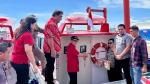Kapal Puskesmas Keliling Laut Kini Resmi Beroperasi, Joune Ganda Ingin Semua Warga Terlayani Maksimal