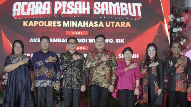 Dari Wibowo ke Wibowo, Pemkab Minut Gelar Malam Pisah Sambut Kapolres Minut