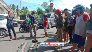 BREAKING NEWS! Seorang Lansia Tewas Loncat dari Jembatan Interchange Ring Road Manado