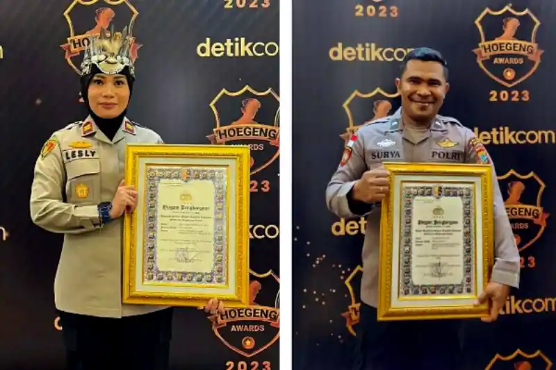 Ini Sosok 2 Personel Polda Sulut yang Raih Hoegeng Awards 2023