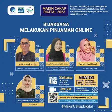 Webinar Kemenkominfo: Berlaku Bijak dengan Pinjaman Online