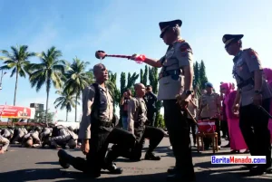 290 Siswa Calon Bintara Polri Memulai Pendidikan Pembentukan Bintara Gelombang II 2023 di SPN Polda Sulut