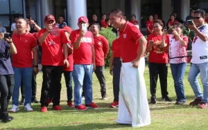 Bupati Franky Wongkar Buka Rangkaian Kegiatan HUT ke-78 Kemerdekaan RI di Minsel