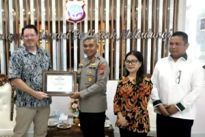 Diterima Kapolda Irjen Pol Setyo Budiyanto, Polda Sulut Terima Penghargaan Pemberantasan TPPO dari YLKJ