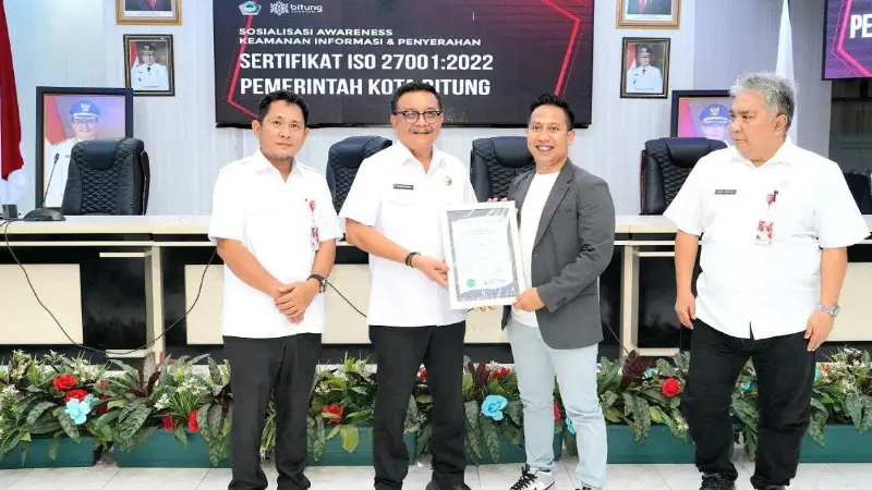 Rudy Theno Klaim Bitung Pemerintah Daerah Pertama Kantongi ISO 27001:2022