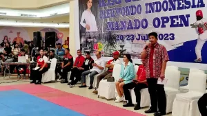 Buka Kejuaraan Taekwondo, Kadispora Pontowuisang Kakauhe: Ini Dapat Menjadi Ajang Mengembangkan Bakat, Semangat Juang Atlet