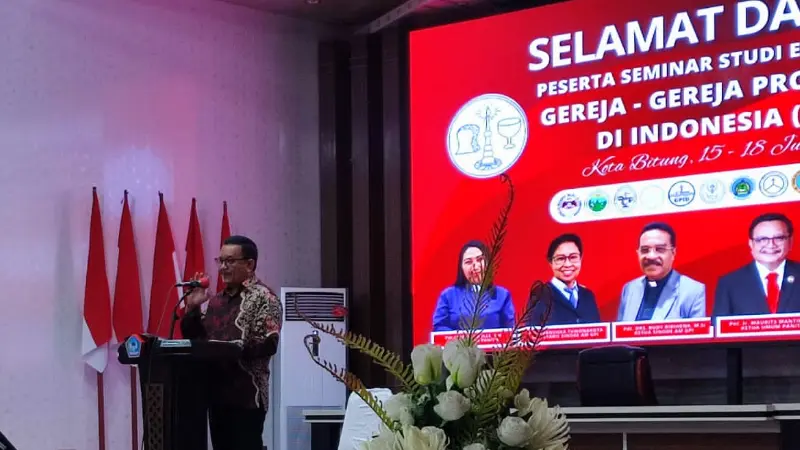 Peserta Seminar Eklesiologi GPI Kagumi Bitung, Maurits Mantiri Hadir Gantikan Gubernur Sulut