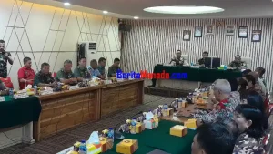 Terima Aster Panglima TNI Mayjen Mochamad Syafei Kasno, Wawali Richard Sualang: TMMD Berkontribusi Pada Pembangunan Kota Manado