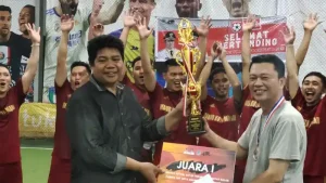 Bentrok di Partai Final Futsal Antar SKPD, Dikbud Manado Berhasil Keluar Sebagai Juara
