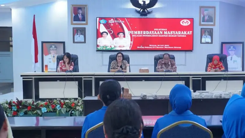 Dekranasda Bitung Latih Pengolahan Sampah Jadi Kerajinan, Hadirkan Pemateri Handal