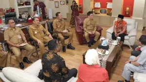 Wali Kota Andrei Angouw dan Wakil Wali Kota Richard Sualang Terima Kunjungan Wakil Ketua MPR