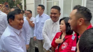Prabowo Subianto dan Elite Gerindra ke Kantor DPP PSI, Pertemuan Digelar Tertutup