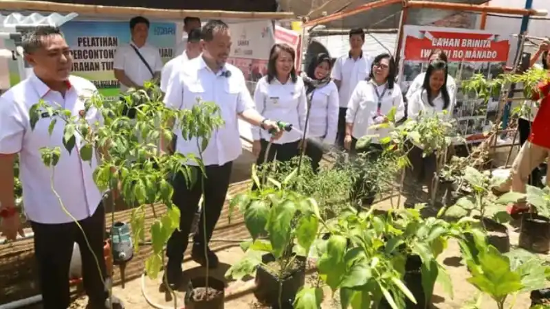 Antisipasi Dampak El-Nino, Wawali Richard Sualang Ajak Kelompok Tani Untuk Jaga Kontinuitas Pangan
