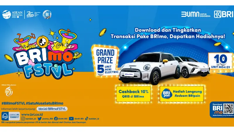 BRImo FSTVL 2023: Ini Mekanisme Tukar BRIpoin Jadi<em> Voucher</em> Promo Hingga Mobil Listrik