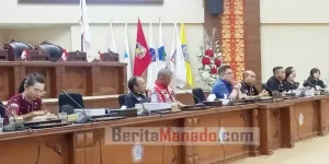 Billy Lombok Bekali Siswa SMP Kristen Saat Berkunjung ke Kantor DPRD Provinsi Sulut