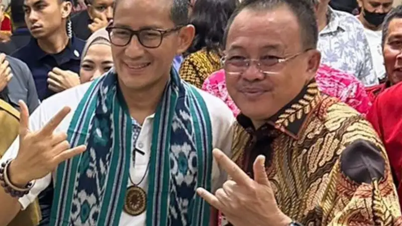 Pembukaan TIFF 2023, Wenny Lumentut Akrab dengan Sandiaga Uno