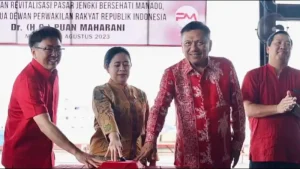 Pesan Puan Maharani Saat Meresmikan Revitalisasi Pasar Jengki Bersehati Manado