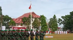 Olly Dondokambey Inspektur Upacara, Peringatan Detik-detik Proklamasi Khidmat