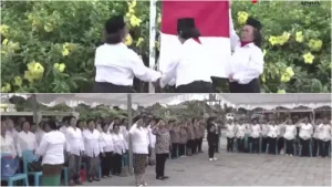 Beri Teladan, Lansia Kevikepan Tomohon Gelar Upacara Peringatan Kemerdekaan Republik Indonesia