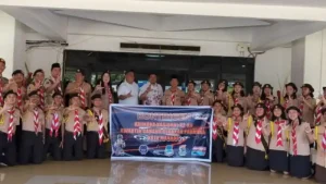 Lepas Kontingen Raimuna Nasional XII 2023 Pramuka Cabang Kota Manado, Kadispora Pontowuisang: Kami Bangga dan Berharap yang Terbaik
