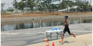Atlet Triathlon Sulawesi Utara Kimi Kaunang Berhasil Lolos PON 2024