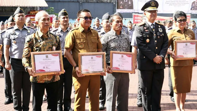 Program Masyarakat Sadar Hukum Bitung Diganjar Penghargaan Kemenkumham Sulut