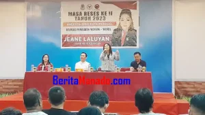 Gelar Reses ke II di Ballroom ITC, Jeane Laluyan: Ruangan ini Cikal Bakal Saya Menjadi Anggota DPRD