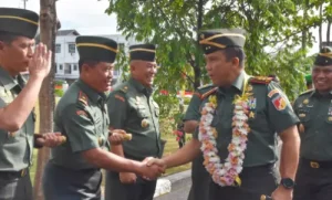 Danrem 131/Santiago Ikut Tradisi Sambut Pangdam XIII/Merdeka yang Baru, Mayjen TNI Legowo Jatmiko