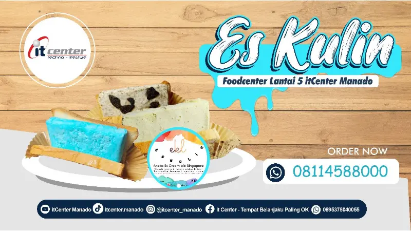 Nikmati Sensasi Es Krim Potong Singapore, Hanya ada di itCenter Manado!
