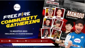Keseruan FREE FIRE Community Gathering Berpusat di itBallroom itCenter Manado!