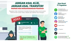 Waspada Penipuan Modus Lelang Online, Pegadaian Imbau Masyarakat Jangan Asal Transfer