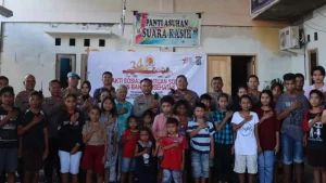 Doa Kapolres Bagi Anak-anak Panti Asuhan di Bitung