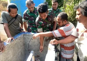 8 Jam Perjuangan 2 Prajurit Kodim Manado Demi Air Bersih untuk Warga Desa Kulu