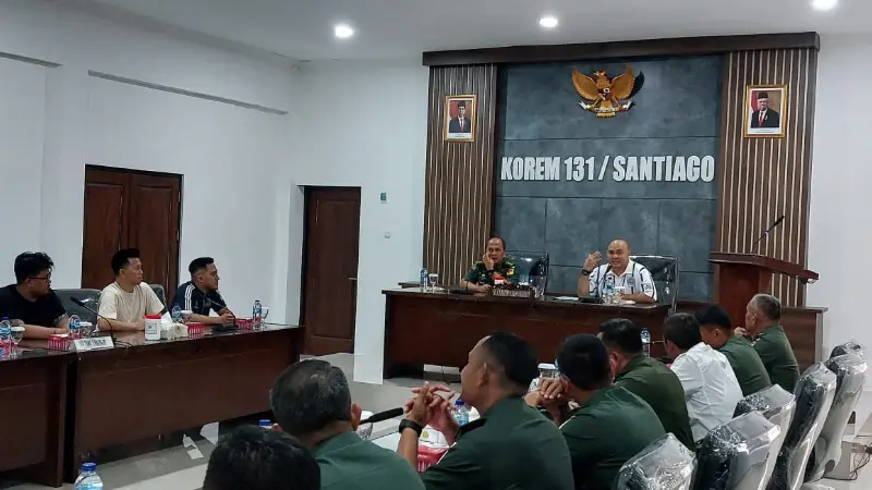 Antusias Masyarakat Tinggi, Turnamen Futsal Piala Danrem 131/Santiago Siap Digelar 3 Hari